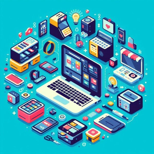 Electronics, Mobile phone, Laptop, tech, a Phone or Laptop repairing shop, Accessories store or Website. thumbnail 500_500