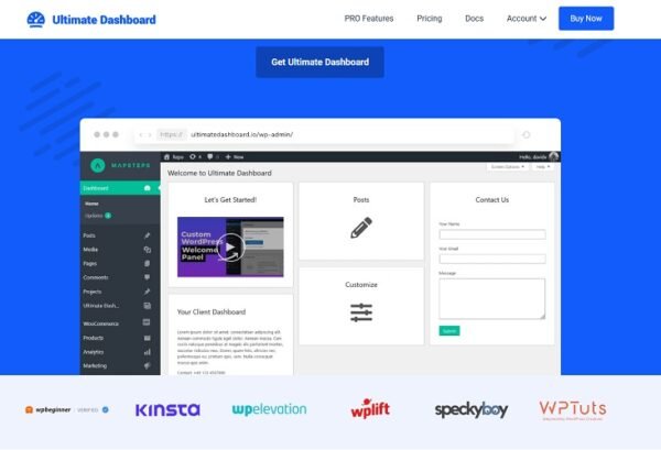 Ultimate Dashboard PRO WordPress Plugin