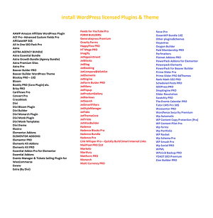 WordPress licensed Plugins & Theme Package -superioronlinestore.store