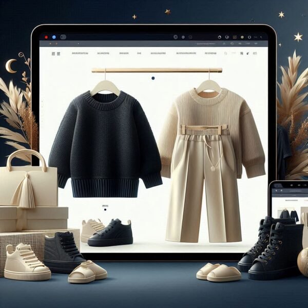 I will build modern Luxury Clothing, Fashion, Baby, Kids clothing Website or Store of 4-6 pages